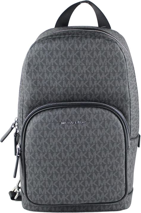 Michael Kors Cooper Commuter Sling Pack (Black) 